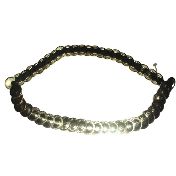 Gold Disc Woman’s Elastic Stretch Belt - Picture 1 of 6